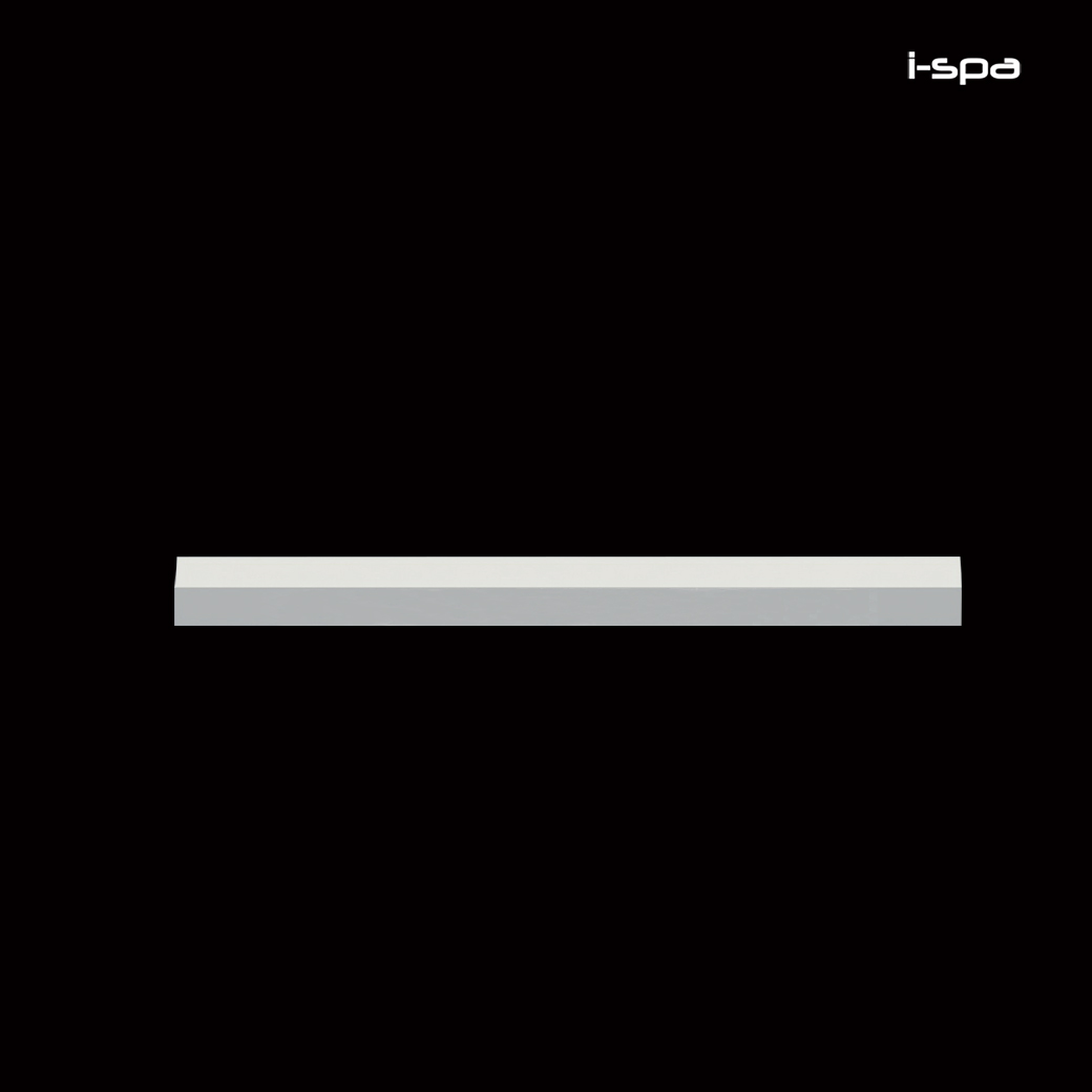 ISPA ธรณีแบบหน้าตรง รุ่นI-ST-SIN10-WH 250*8*5 cm Wh - ภาพที่ 2