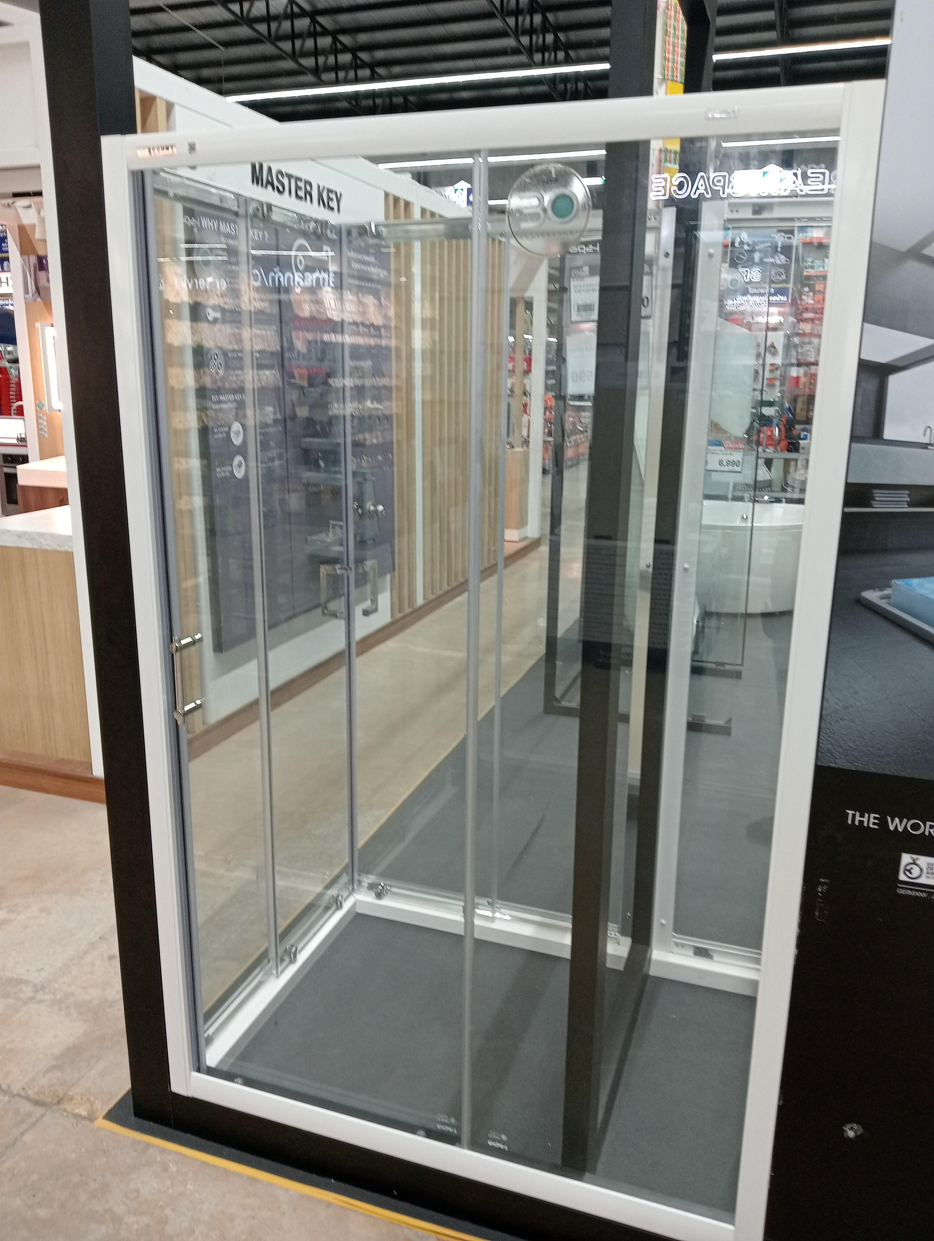 ISPA ฉากบานเลื่อนหน้าตรง รุ่นI-SVE120185GWH  120 (117.1-122)*185cm. - ภาพที่ 2