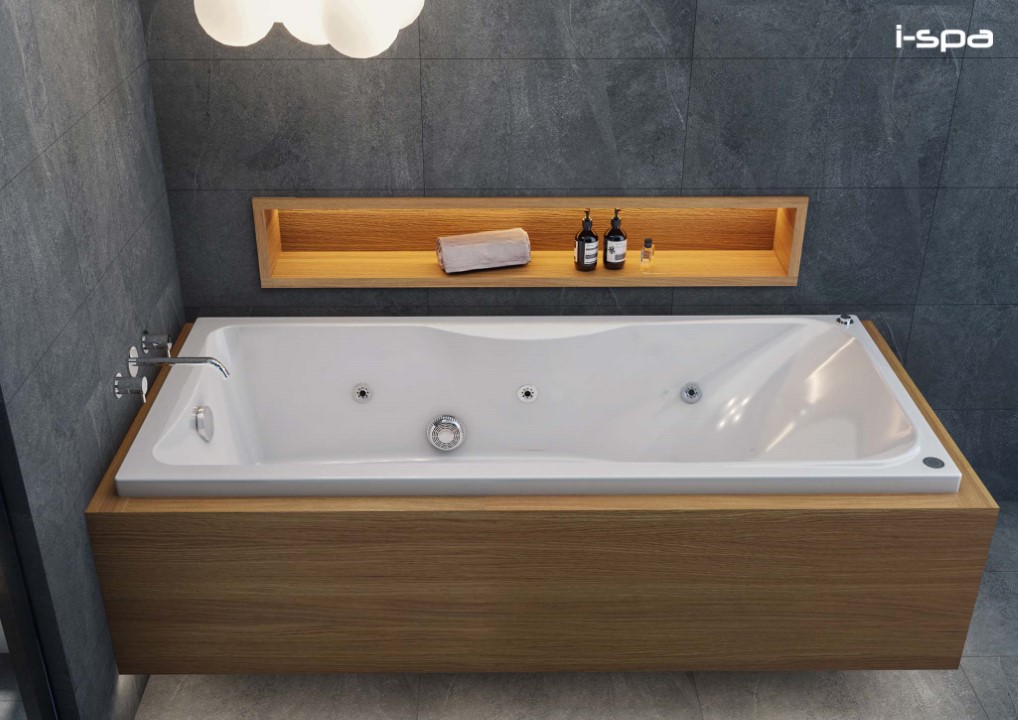 ISPA อ่างเปล่า แบบก่อเคาน์เตอร์ รุ่นI-ELE03 170*70*35 cm. ELEKRA แบรนด์ บาธรูม ดีไซน์ - ตกแต่ง ราคา 14,310 บาท