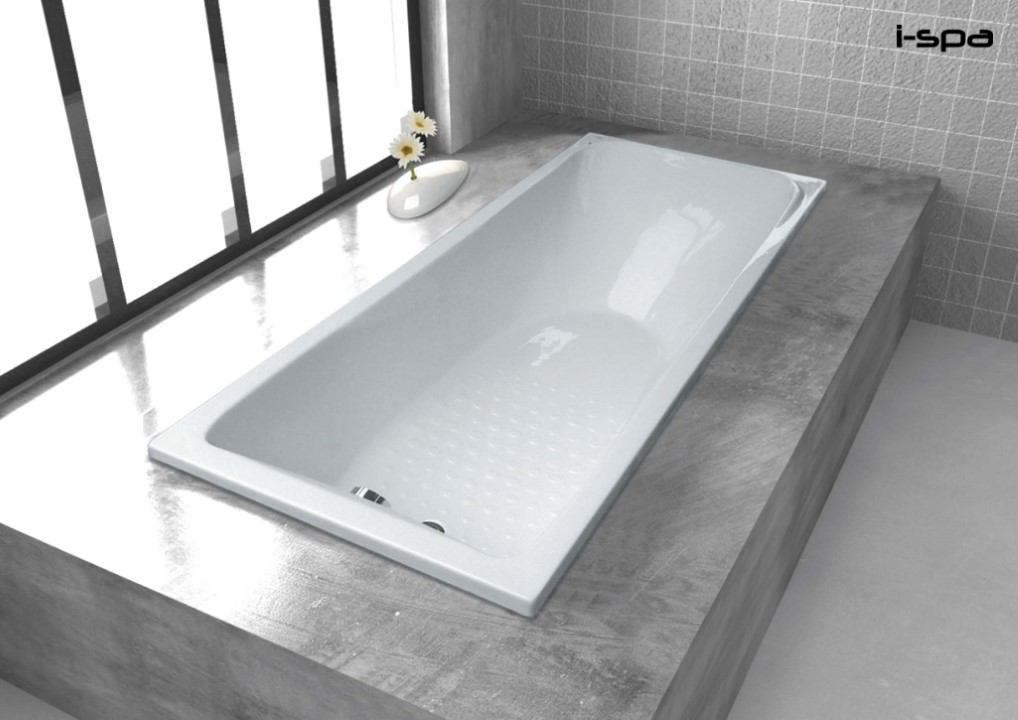 ISPA อ่างเปล่า แบบก่อเคาน์เตอร์ รุ่นI-ELE03 170*70*35 cm. ELEKRA - ภาพที่ 5