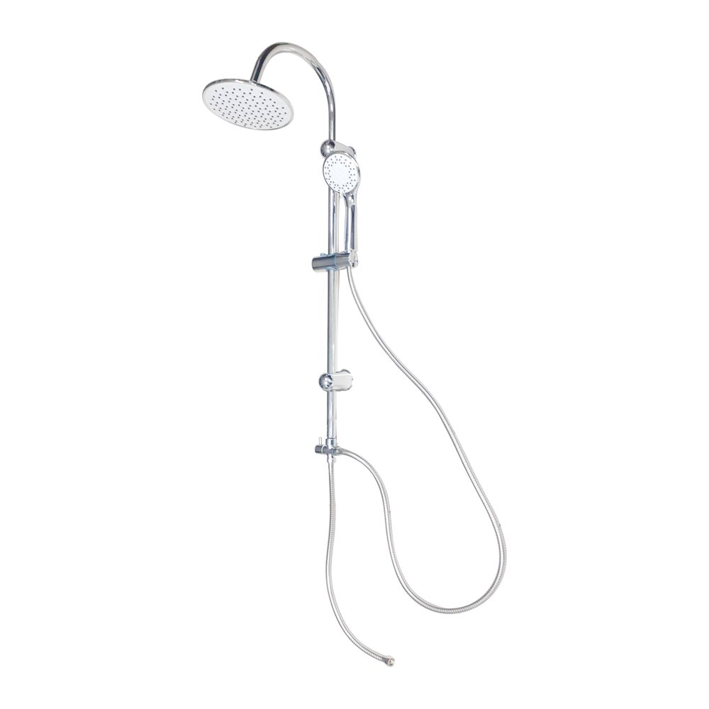 VEGARR ชุด Rain shower สีโครเมี่ยม หัวฝักบัวใหญ่ 1 ระบบ ฝักบัวสายอ่อน 3 ระบบ T-111J แบรนด์ VEGARR - ตกแต่ง ราคา 1,250 บาท