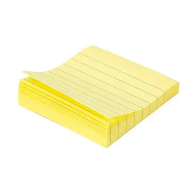 3M โพสต์-อิท 630 (มีเส้น) 3x3 เหลือง แบรนด์ CTTN  - ตกแต่ง ราคา 35 บาท