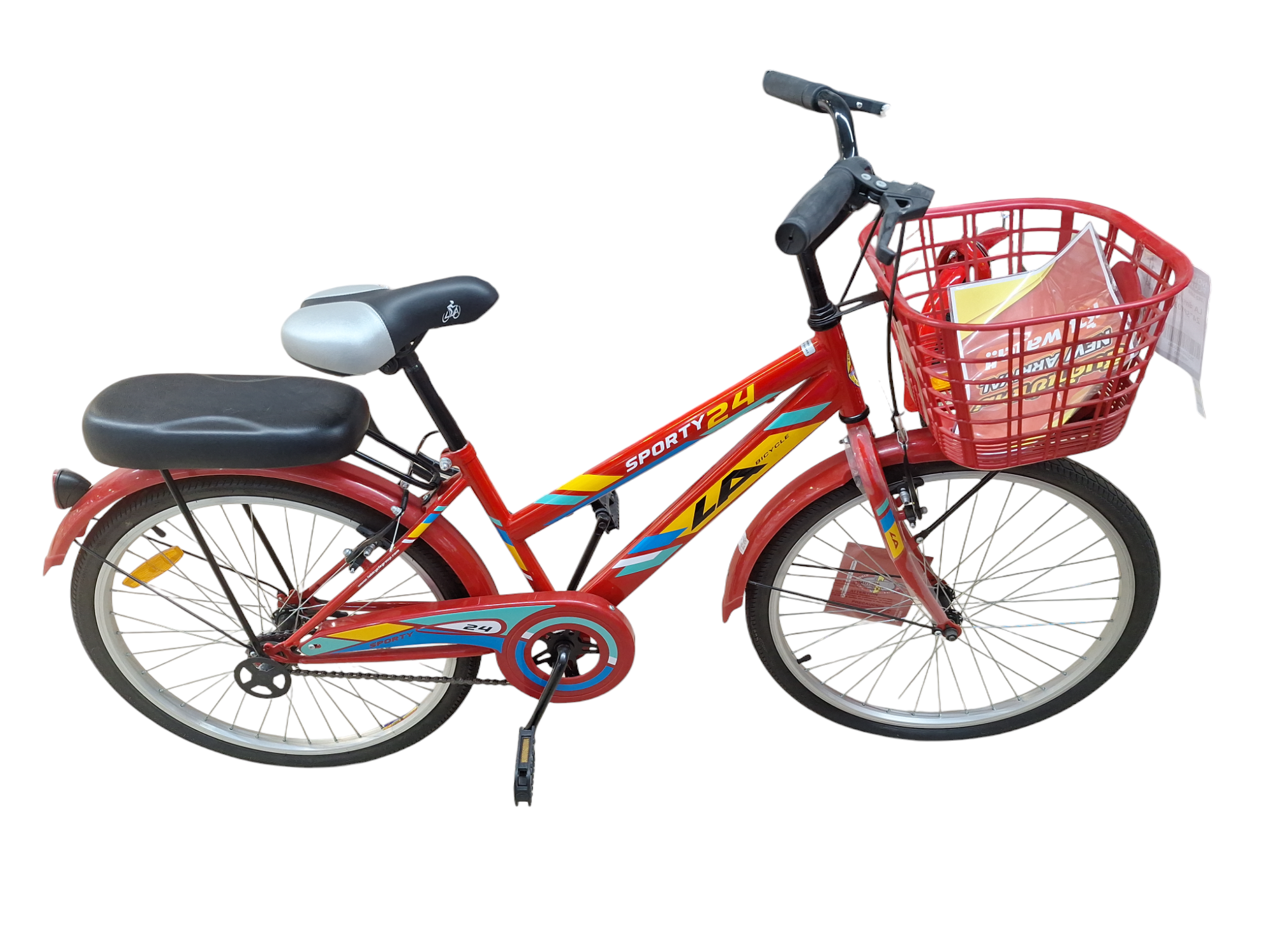 LA จักรยาน SPORTY 24SPY03+BK-MCI-245 สีแดง - ภาพที่ 2