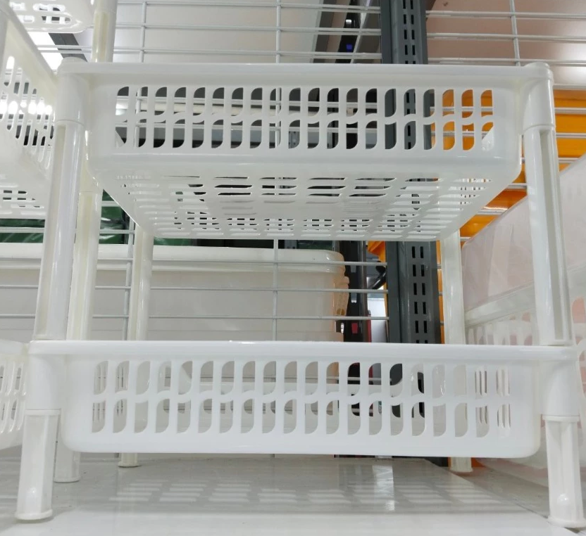 ตะแกรงชั้น 2 ชั้น 28x40x34 No.2202/2 สีขาว JCJ แบรนด์ JCJ - ตกแต่ง ราคา 199 บาท