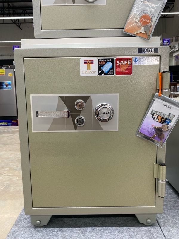 TAIYO ตู้นิรภัย TS 760 K2C 1กุญแจ 150KG แบรนด์ บริษัท ไทยไทโย จำกัด - ตกแต่ง ราคา 16,990 บาท