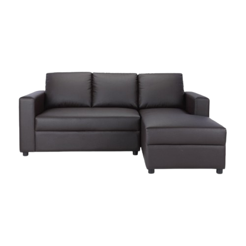 โซฟาหนังสังเคราะห์ L-shape มุมซ้าย รุ่น จอร์จ สีน้ำตาลเข้ม WINNER - ภาพที่ 2