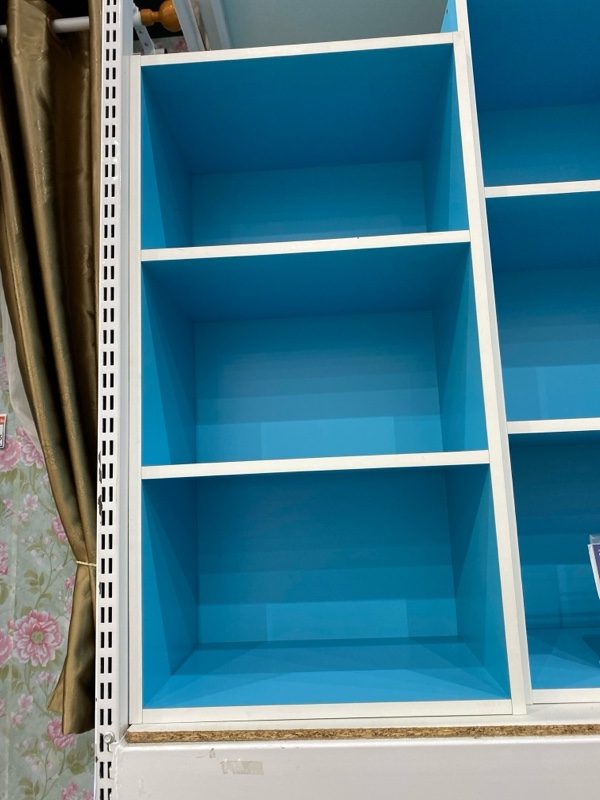ชั้นอเนกประสงค์ 3 ช่อง 420*290*790มม. สีฟ้า - ภาพที่ 2