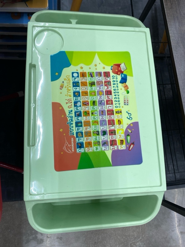 โต๊ะเรียนเด็กพลาสติก DS-15455 คละลาย แบรนด์ สุขสม - ตกแต่ง ราคา 120 บาท