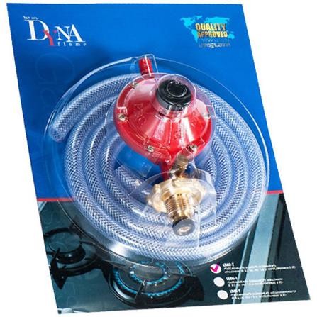 Dyna Home หัวปรับเซฟตี้ เกลียวทองเหลืองพร้อมสาย 1.5ม.+กริ๊บรัด  L-503-T แบรนด์ DYNA HOME - ตกแต่ง ราคา 690 บาท