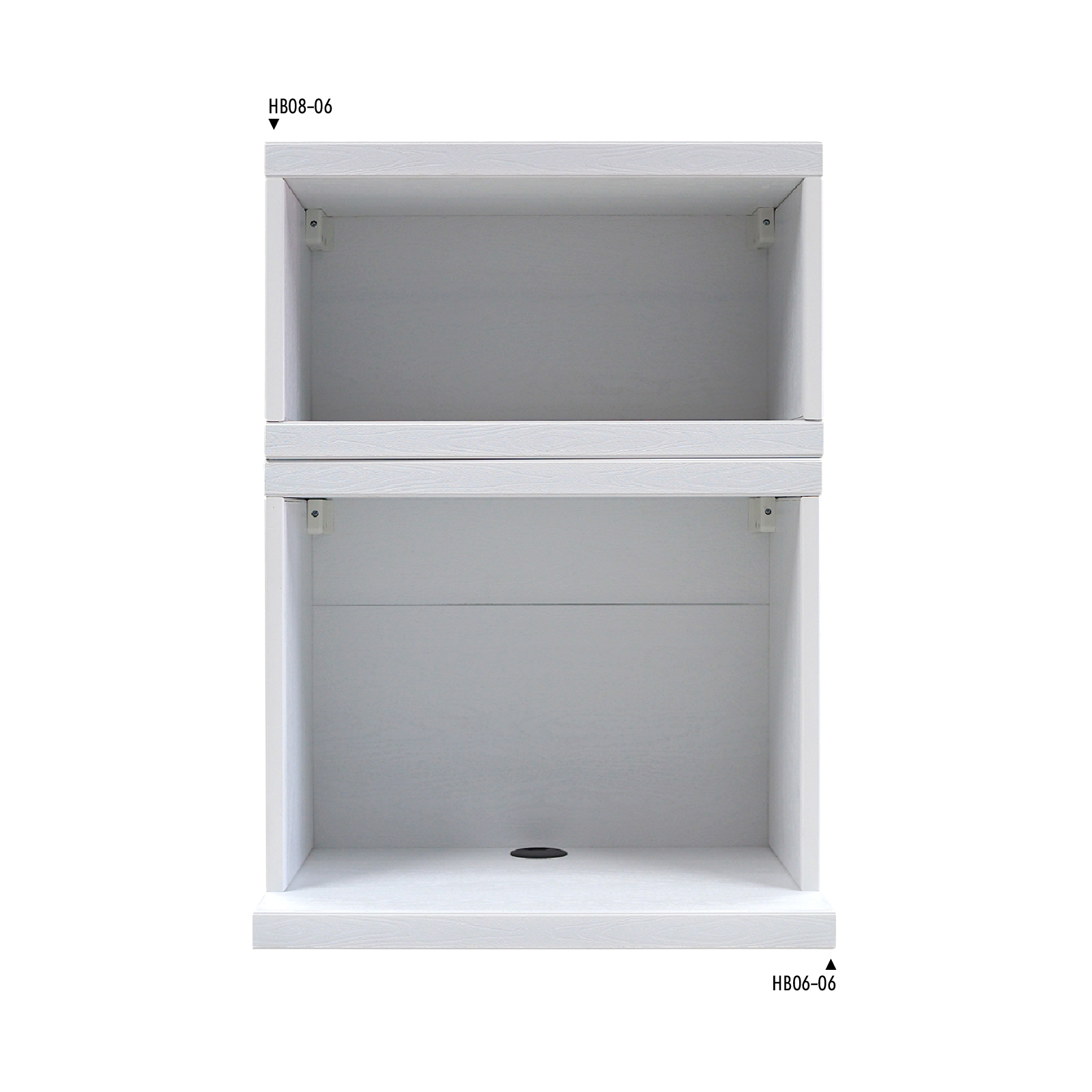 YES MOULDING กล่องเสริมไมโครเวฟ HB06-06 60*50.3*42.2cm. สีขาว - ภาพที่ 3