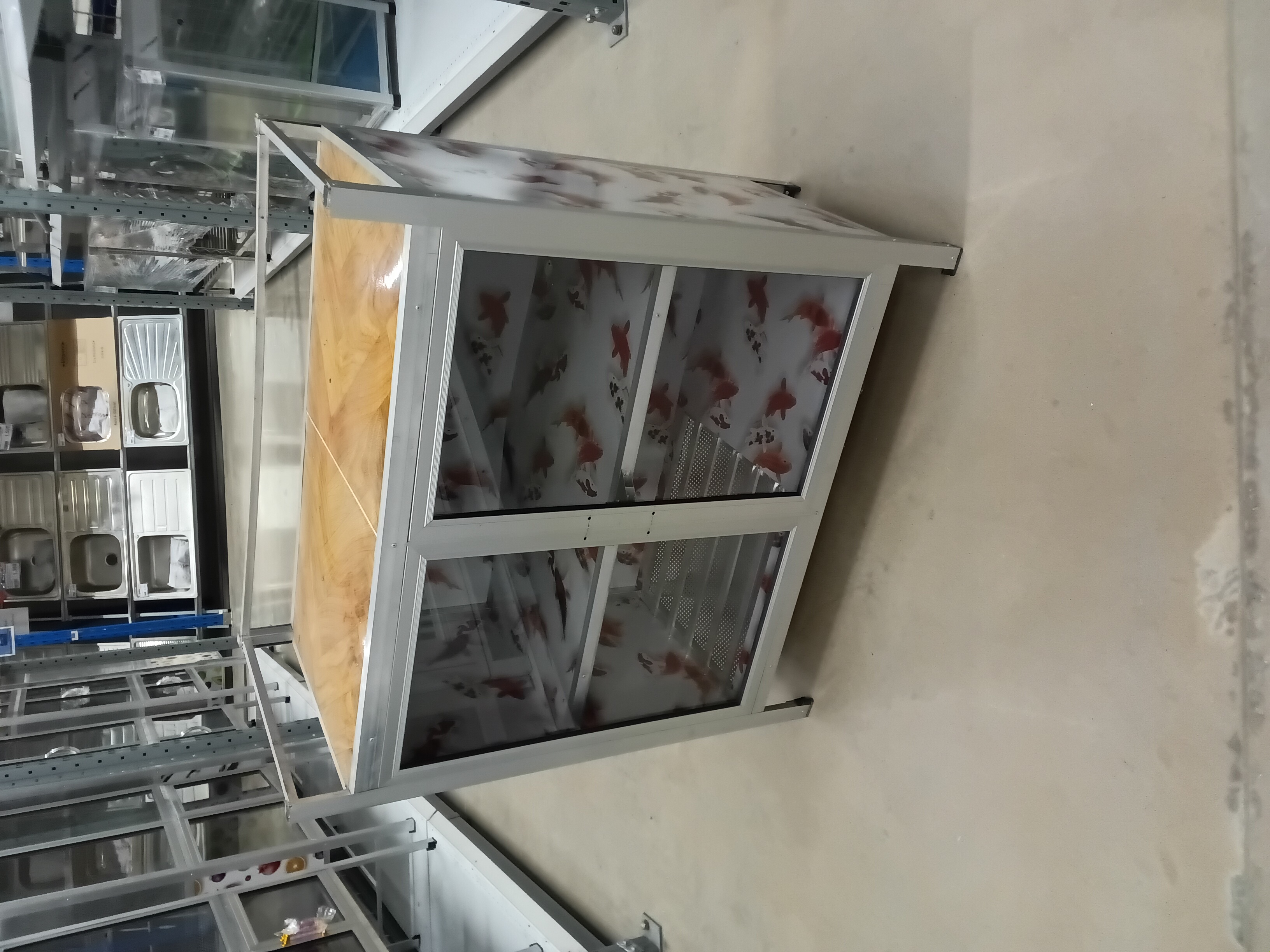 ตู้วางเตาปูกระเบื้อง 80 ซม. (80*48*85 ซม.)