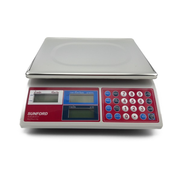 Sunford เครื่องชั่งดิจิตอลคำนวณราคา 30kg. ACS-30-JC 21