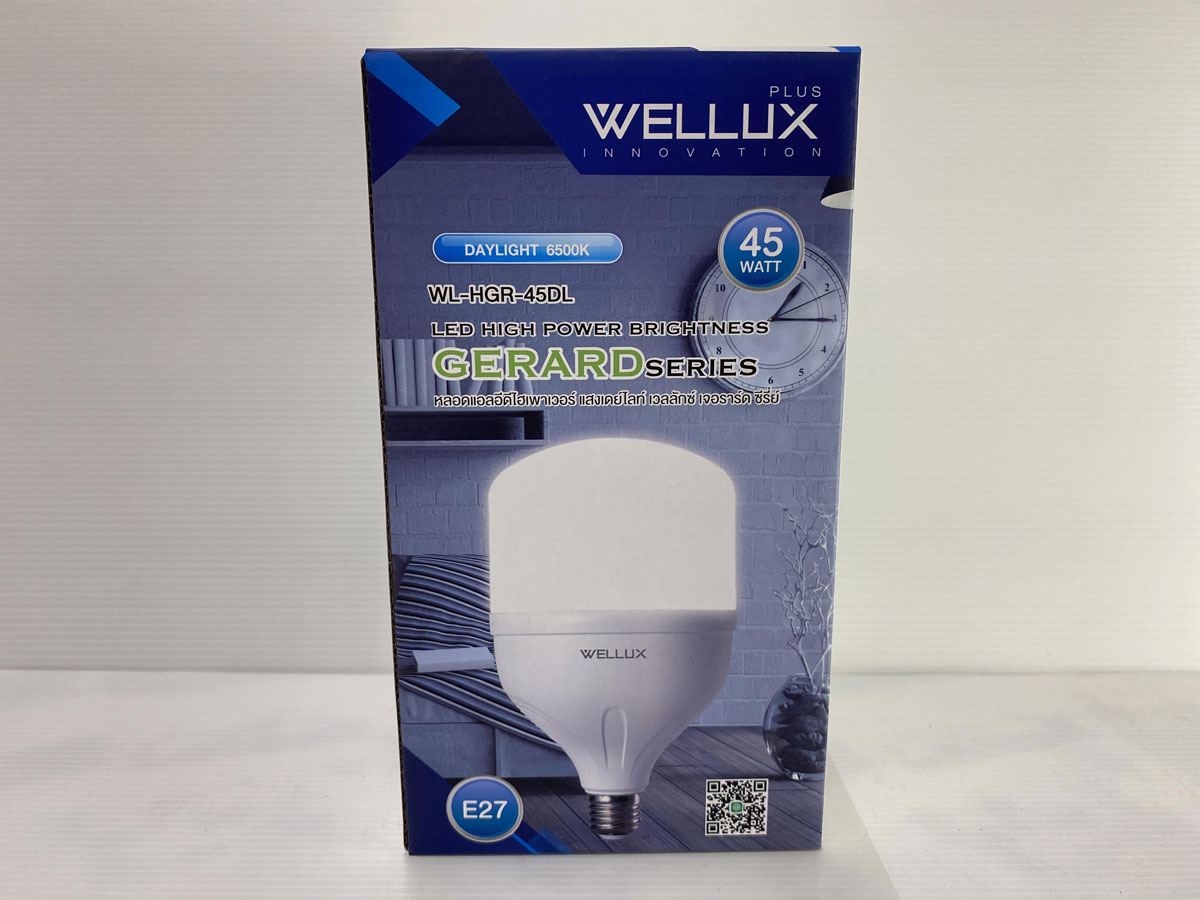 WELLUX WL-ไฮพาวเวอร์ 45 วัตต์ E27 แสงขาว
