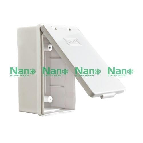 NANO กล่องฝาปิดกันน้ำ (ฝาใส) NANO-406C (78*140*63.5mm.) ขาว(30/ลัง) - ภาพที่ 3