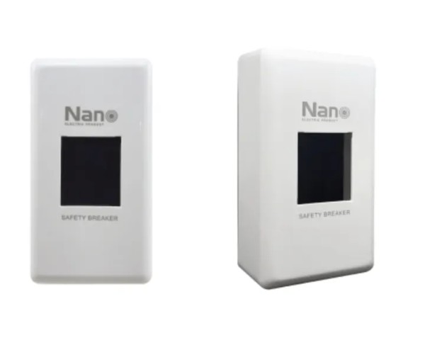 NANO กล่องเบรกเกอร์ NANO-401R (67*123*40.5mm) ขาว(100/ลัง) - ภาพที่ 2