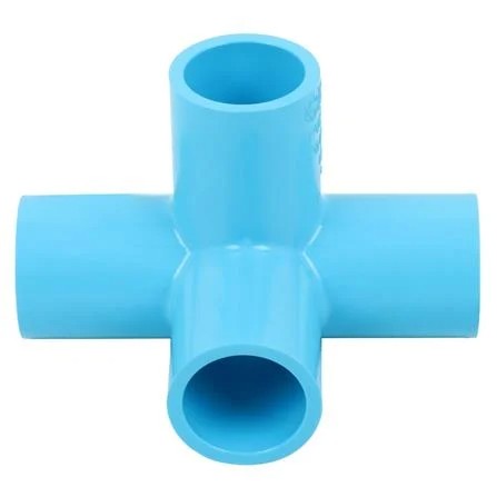 ท่อน้ำไทย สี่ทางตั้งฉาก PVC 3/4นิ้ว แบรนด์ ท่อน้ำไทย - ระบบไฟฟ้าและระบบน้ำ ราคา 25 บาท