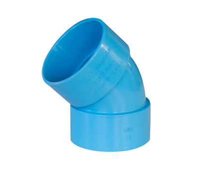 ท่อน้ำไทย งอบาง 45 PVC 2-1/2นิ้ว แบรนด์ ท่อน้ำไทย - ระบบไฟฟ้าและระบบน้ำ ราคา 30 บาท