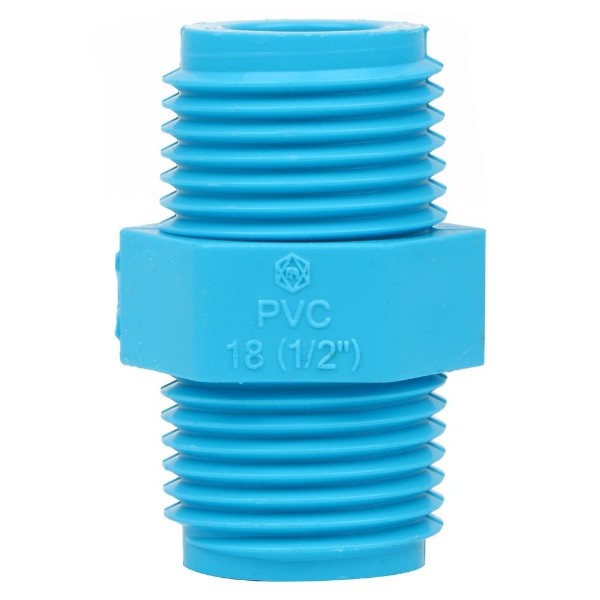 ท่อน้ำไทย นิปเปิ้ล PVC 1/2 นิ้ว แบรนด์ ท่อน้ำไทย - ระบบไฟฟ้าและระบบน้ำ ราคา 5 บาท