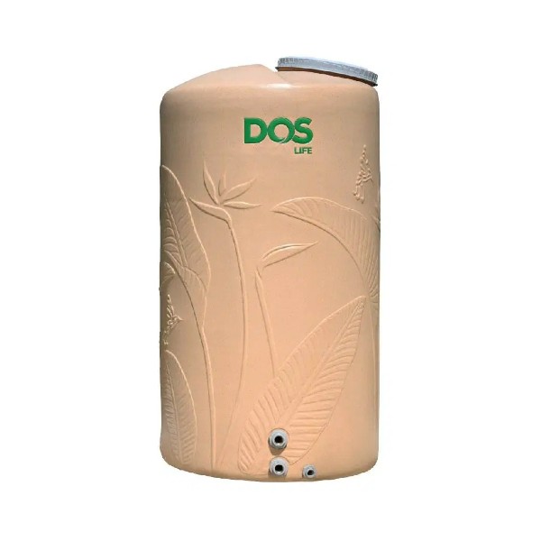 ถังเก็บน้ำ 1000 ลิตร + ลูกลอย 1 นิ้ว PARADISE DE-56/SB สีทราย DOS