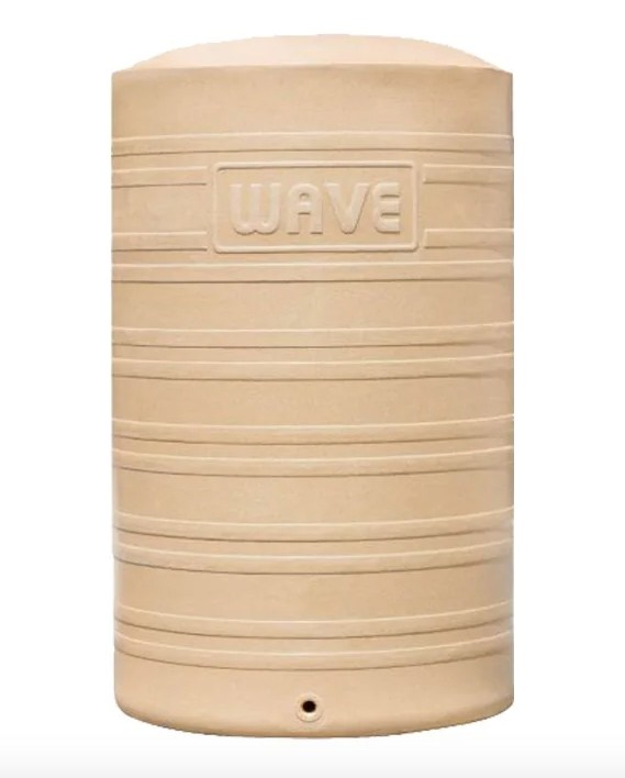 WAVE ถังเก็บน้ำบนดิน The Loft 2000L ท่อนอก ลอฟท์บราวน์