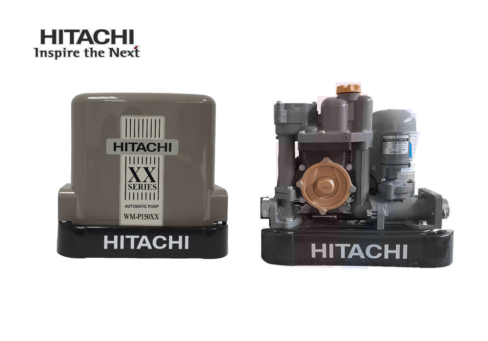 HITACHI ปั๊มน้ำอัตโนมัติ แบบแรงดันคงที่ ปั๊มเหลี่ยม WM-P200XX - ภาพที่ 2
