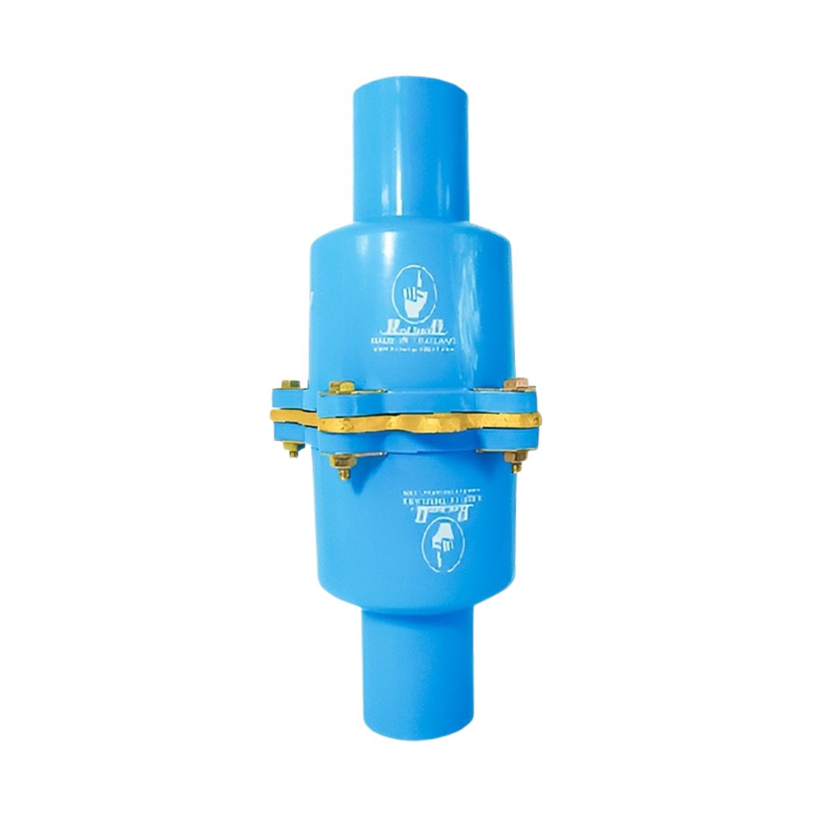 KANOK เช็ควาล์วสวมท่อPVC4 ลิ้นเหล็ก6หูสีฟ้า 236-SW (6/ก.)