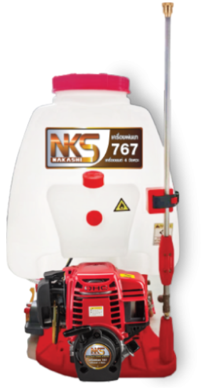 NAKASHI เครื่องพ่นยาสะพายหลัง 4 จังหวะ รุ่น NK-767 25L - ภาพที่ 6