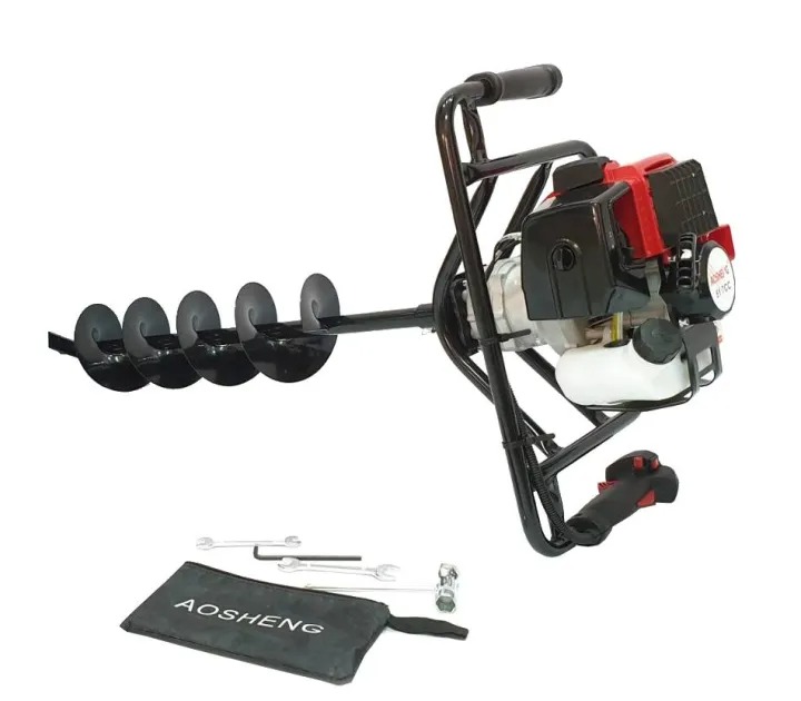 AOSHENG เครื่องยนต์เจาะหลุม AS52 (เบนซิน2จังหวะ) 1.46kw ดอกเจาะ 6นิ้ว - ภาพที่ 2