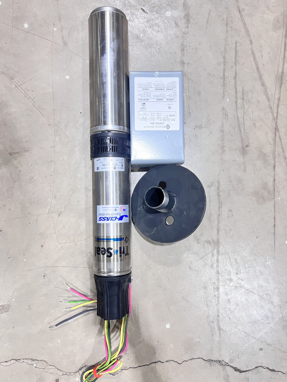 FRANKLIN ชุดปั๊มน้ำบาดาลJCLASS รุ่น 70JS1P4-PEXB 1HP 220V 7 ใบพัด