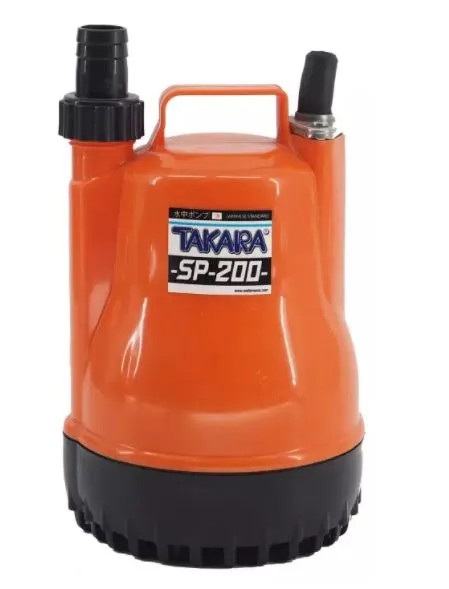 TAKARA ปั๊มจุ่มแช่พลาสติก(SPIRAL)SP-200(ไม่มีลูกลอย)200W 5/8,1 แบรนด์ TAKARA - การเกษตร ราคา 990 บาท