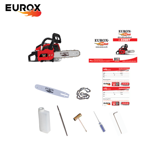 EUROX เลื่อยโซ่ยนต์ 5200T - ภาพที่ 2