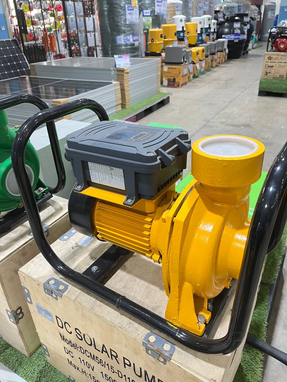 ปั๊มน้ำหอยโข่งโซล่าเซลล์ DCM56-15-D110/1500W 3นิ้ว - ภาพที่ 2