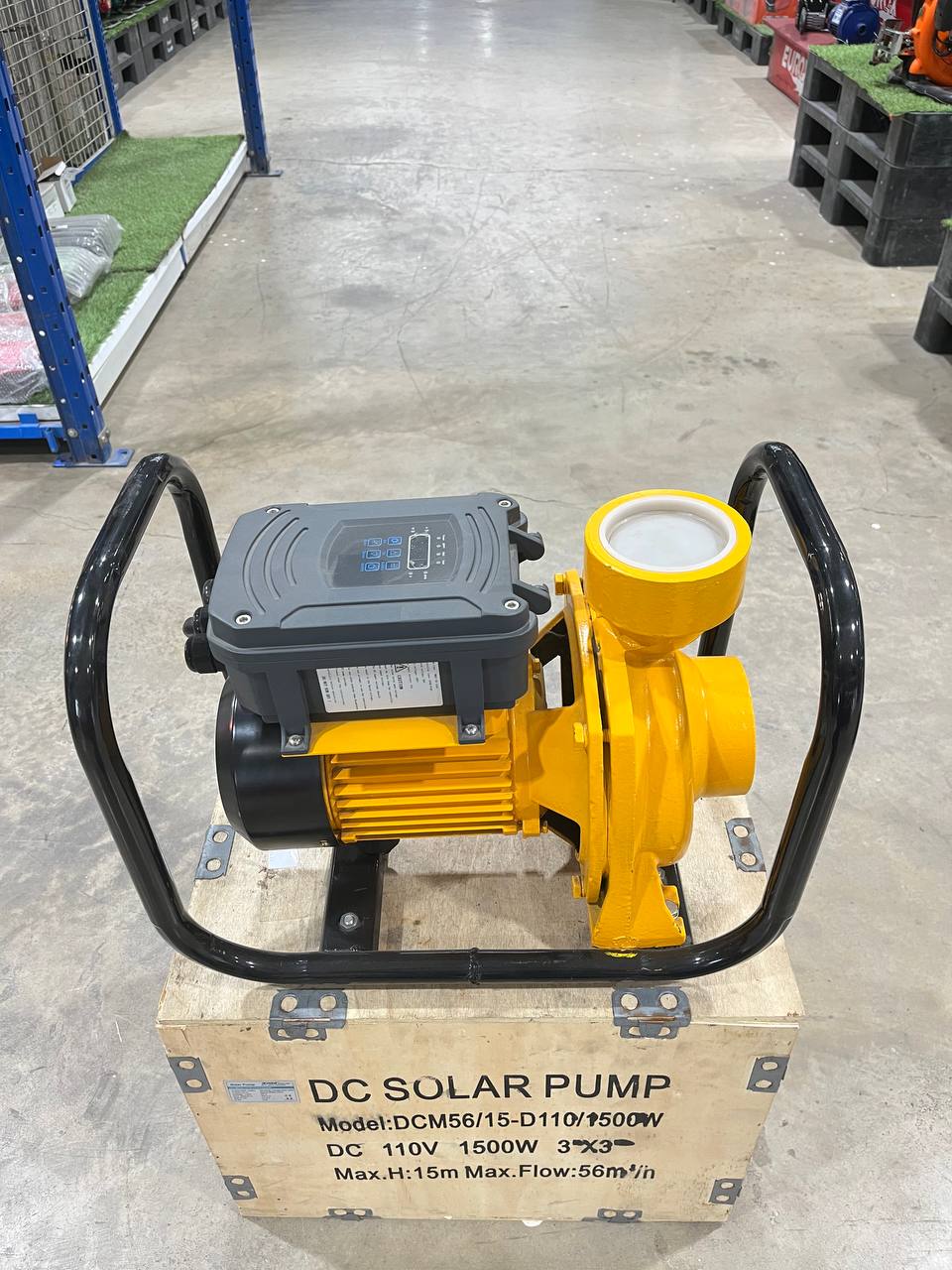 ปั๊มน้ำหอยโข่งโซล่าเซลล์ DCM56-15-D110/1500W 3นิ้ว - ภาพที่ 5