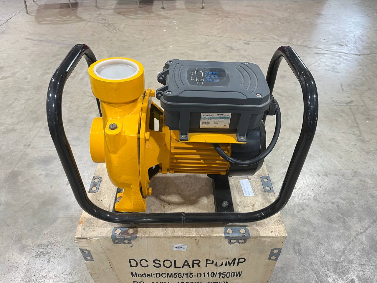 ปั๊มน้ำหอยโข่งโซล่าเซลล์ DCM56-15-D110/1500W 3นิ้ว - ภาพที่ 7