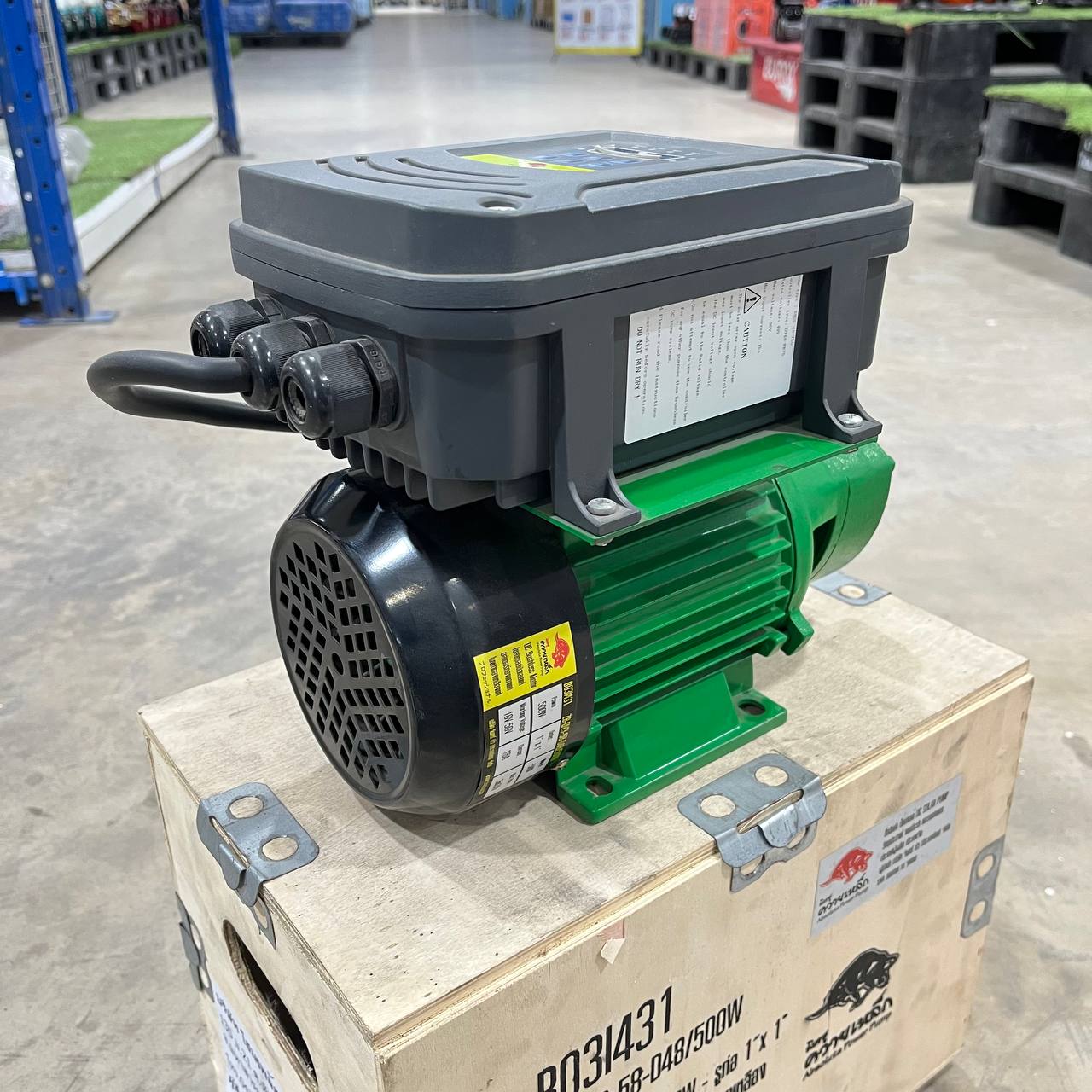 มิตซูควายเหล็ก ปั๊มหอยโข่งโซล่าเซลล์ DCบัสเลส 500W 0.68HP 1นิ้ว - ภาพที่ 3
