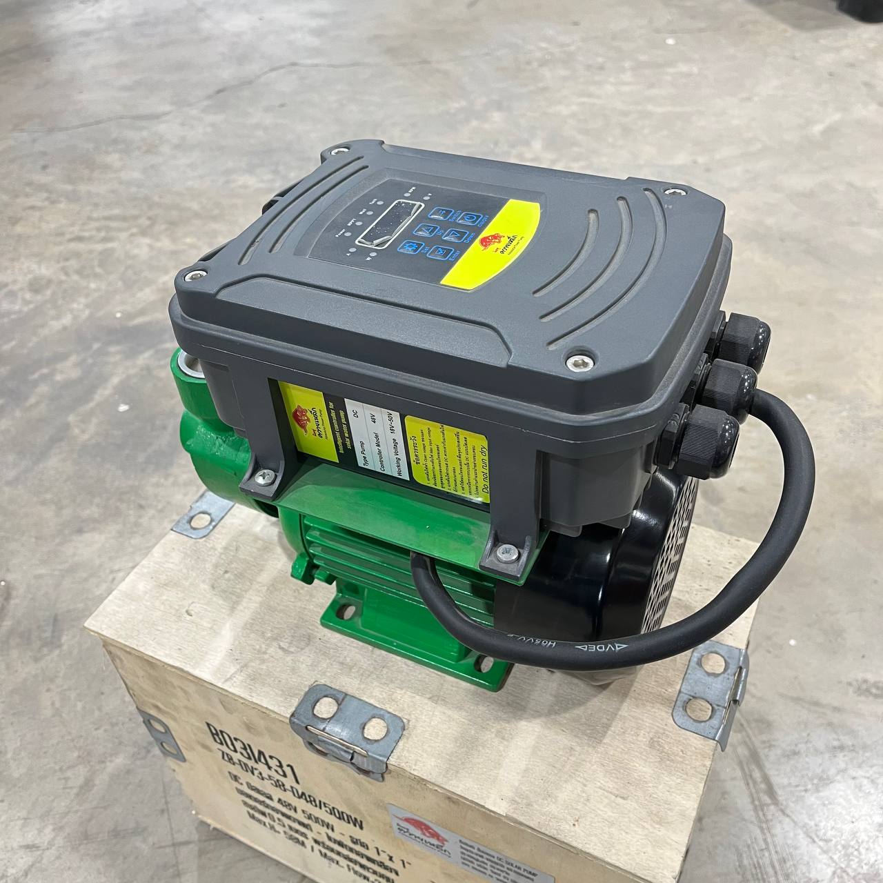 มิตซูควายเหล็ก ปั๊มหอยโข่งโซล่าเซลล์ DCบัสเลส 500W 0.68HP 1นิ้ว - ภาพที่ 4