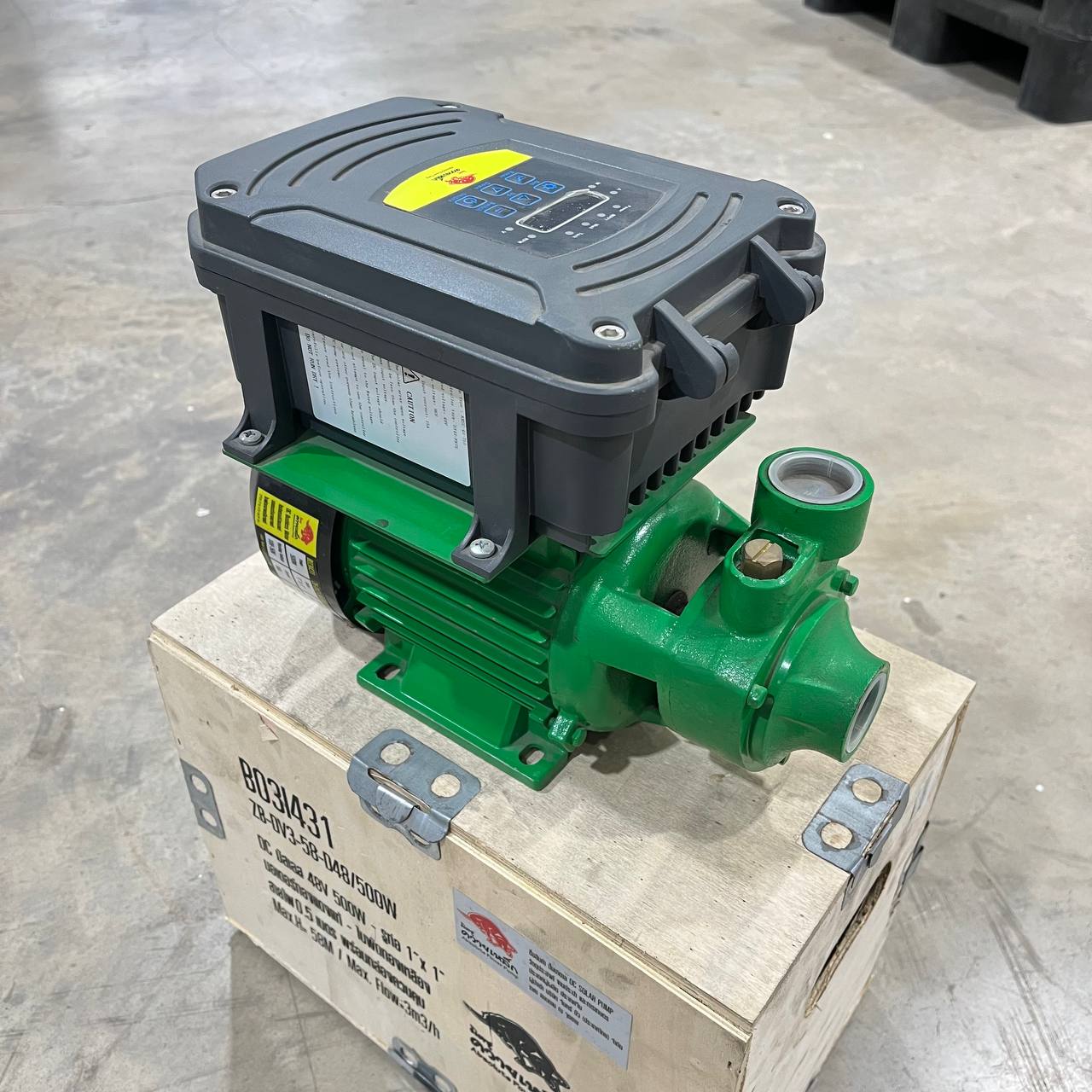 มิตซูควายเหล็ก ปั๊มหอยโข่งโซล่าเซลล์ DCบัสเลส 500W 0.68HP 1นิ้ว - ภาพที่ 5