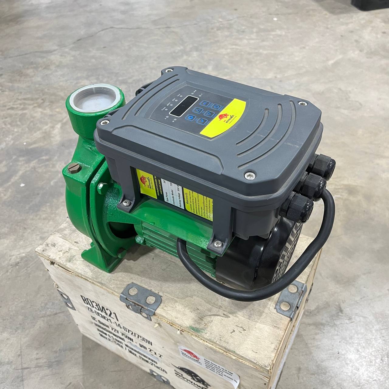 มิตซูควายเหล็ก ปั๊มหอยโข่งโซล่าเซลล์ DCบัสเลส 750W 1HP 2นิ้ว - ภาพที่ 2
