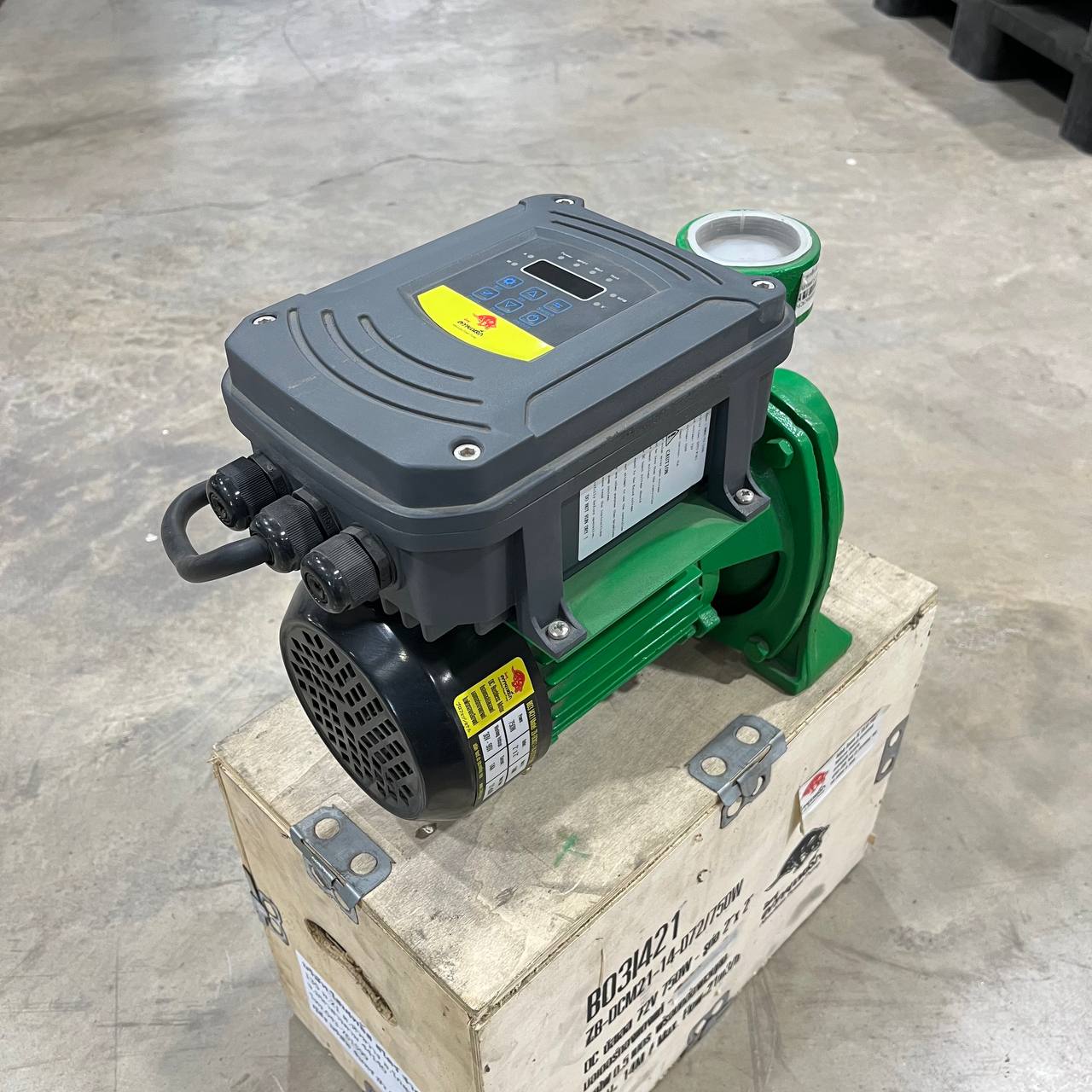 มิตซูควายเหล็ก ปั๊มหอยโข่งโซล่าเซลล์ DCบัสเลส 750W 1HP 2นิ้ว - ภาพที่ 4