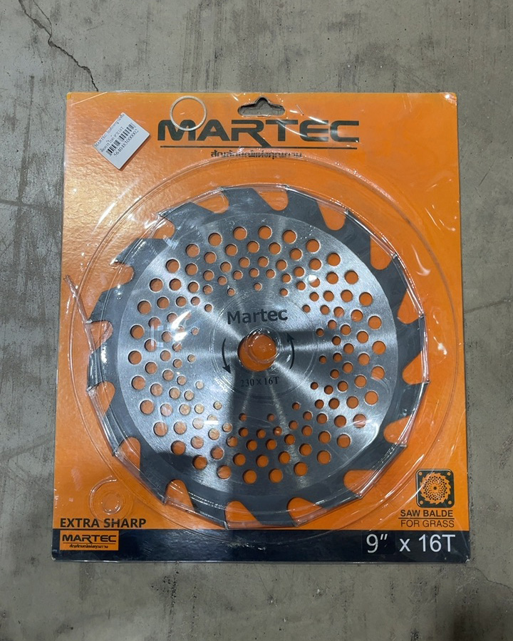 MARTEC ใบตัดหญ้ามีฟันติดคาร์ไบด์ 9X16T