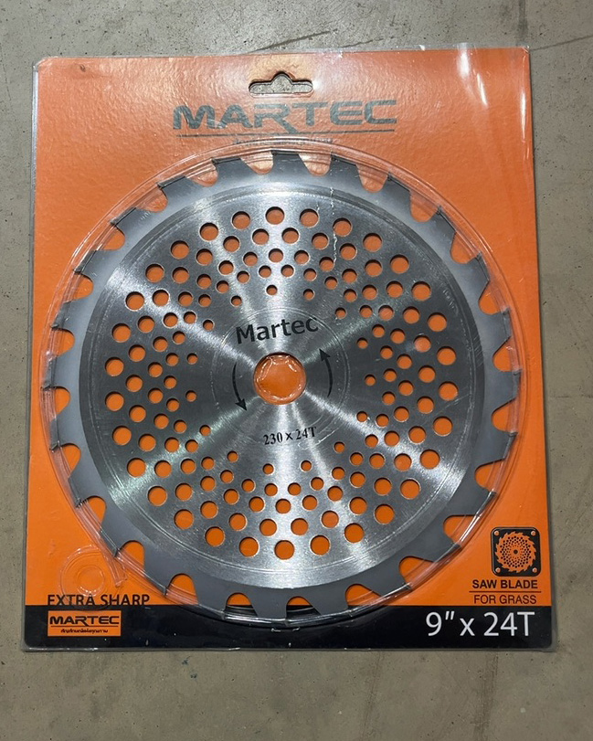 MARTEC ใบตัดหญ้ามีฟันติดคาร์ไบด์ 9X24T