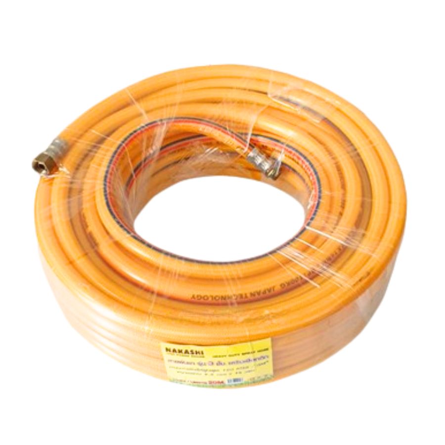 NAKASHI สายพ่นยา 3 ชั้น เสริมเชือกถัก 8.5x14 mm.20 m./ROLL แบรนด์ นากาชิ - การเกษตร ราคา 520 บาท