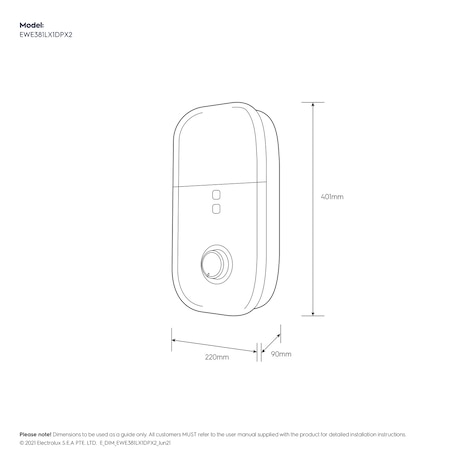 ELECTROLUX เครื่องทำน้ำอุ่น EWE381 LX1-DPX2 ชมพู - ภาพที่ 5