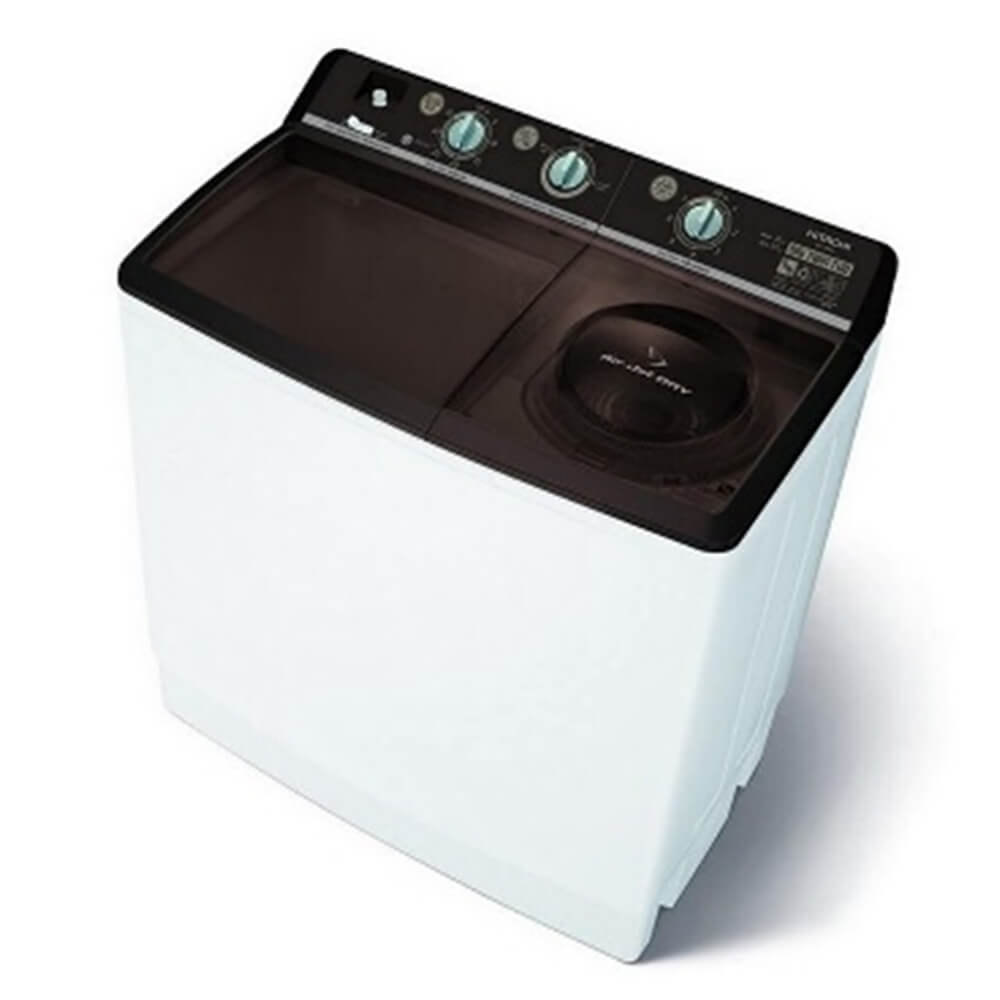 HITACHI เครื่องซักผ้า 2ถัง PS-170WJ 17กก. สีดาร์กบราว