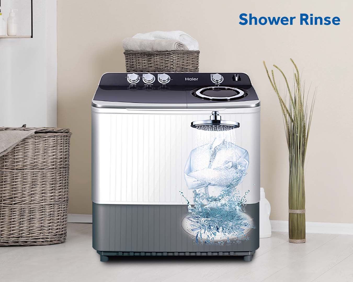 ** HAIER เครื่องซักผ้าสองถัง HWM-T140N2 14KG - ภาพที่ 10