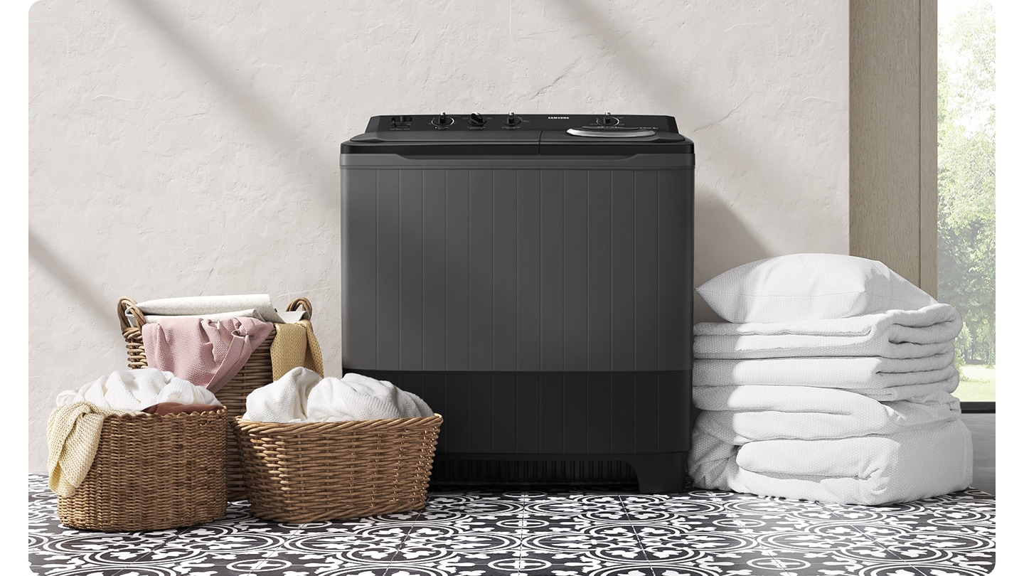 SAMSUNG เครื่องซักผ้า2ถัง WT13B5040BA/ST 13kg - ภาพที่ 8