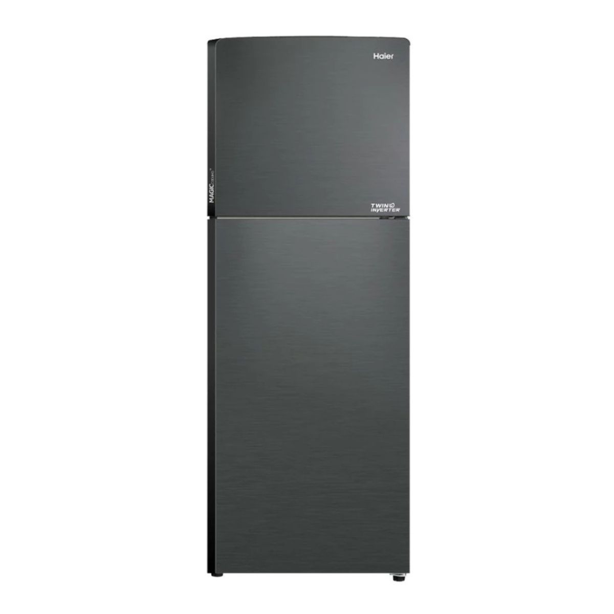 ** HAIER ตู้เย็น 2 ประตู NAVI COOLING เครื่องดื่มเกล็ดหิมะ HRF-270MNI/HRF-285MNI สีเทา 9.6Q