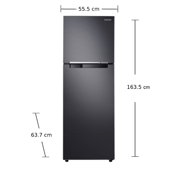 SAMSUNG ตู้เย็น 2 ประตู RT25FGRADB1/ST 9 คิว สีBlack DOI - ภาพที่ 2