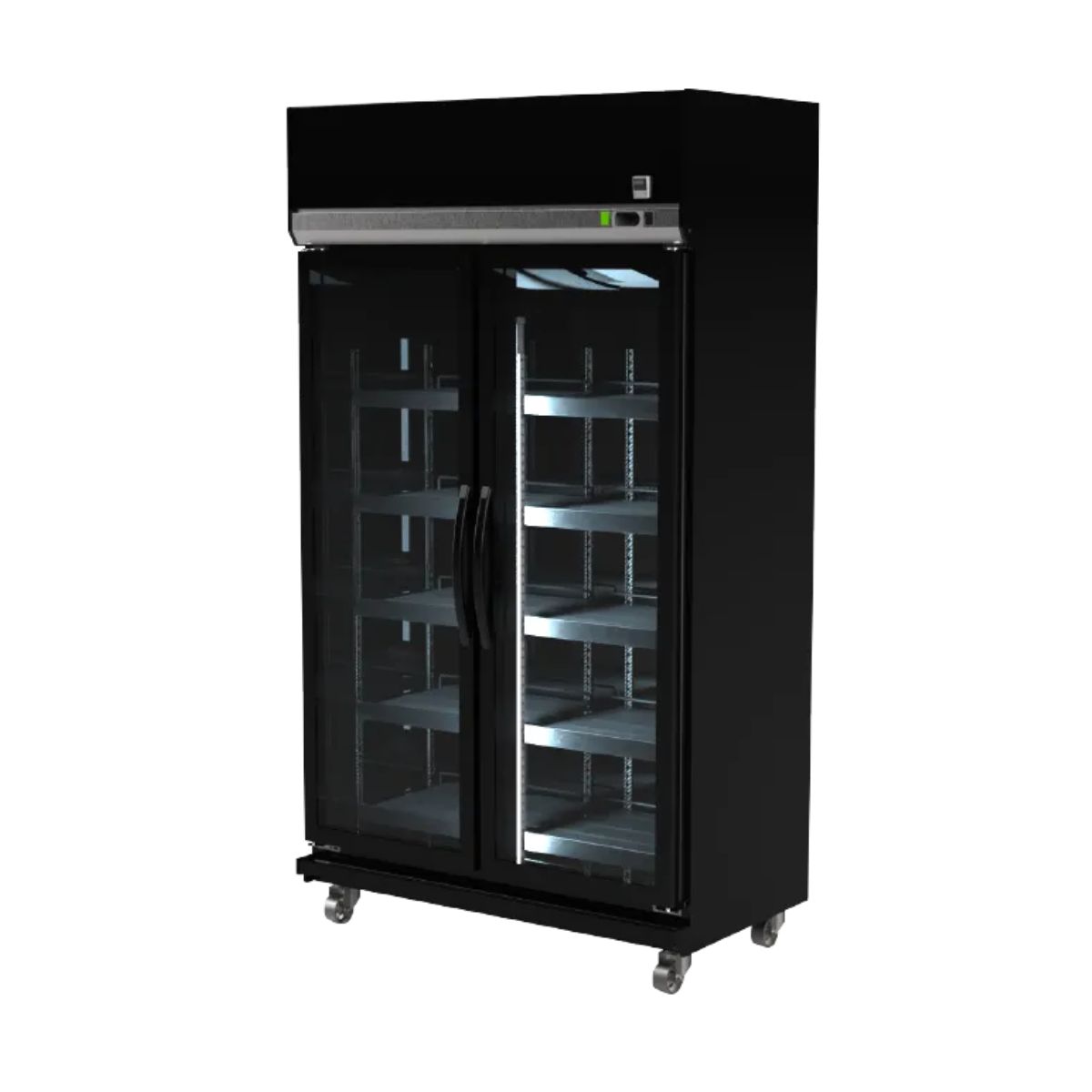 ตู้แช่มินิมาร์ท 2ประตู Black Basic 2D 27Q สีดำ