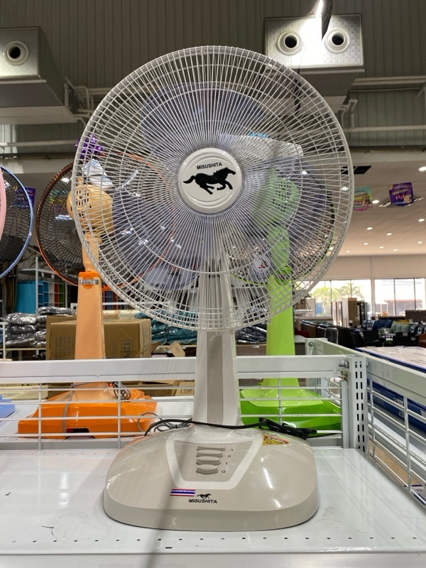 MITSUSHITA พัดลมตั้งโต๊ะ Jumbo FAN-17-2T 16นิ้ว คละสี แบรนด์ มิตซูชิต้า - เครื่องใช้ไฟฟ้า ราคา 899 บาท